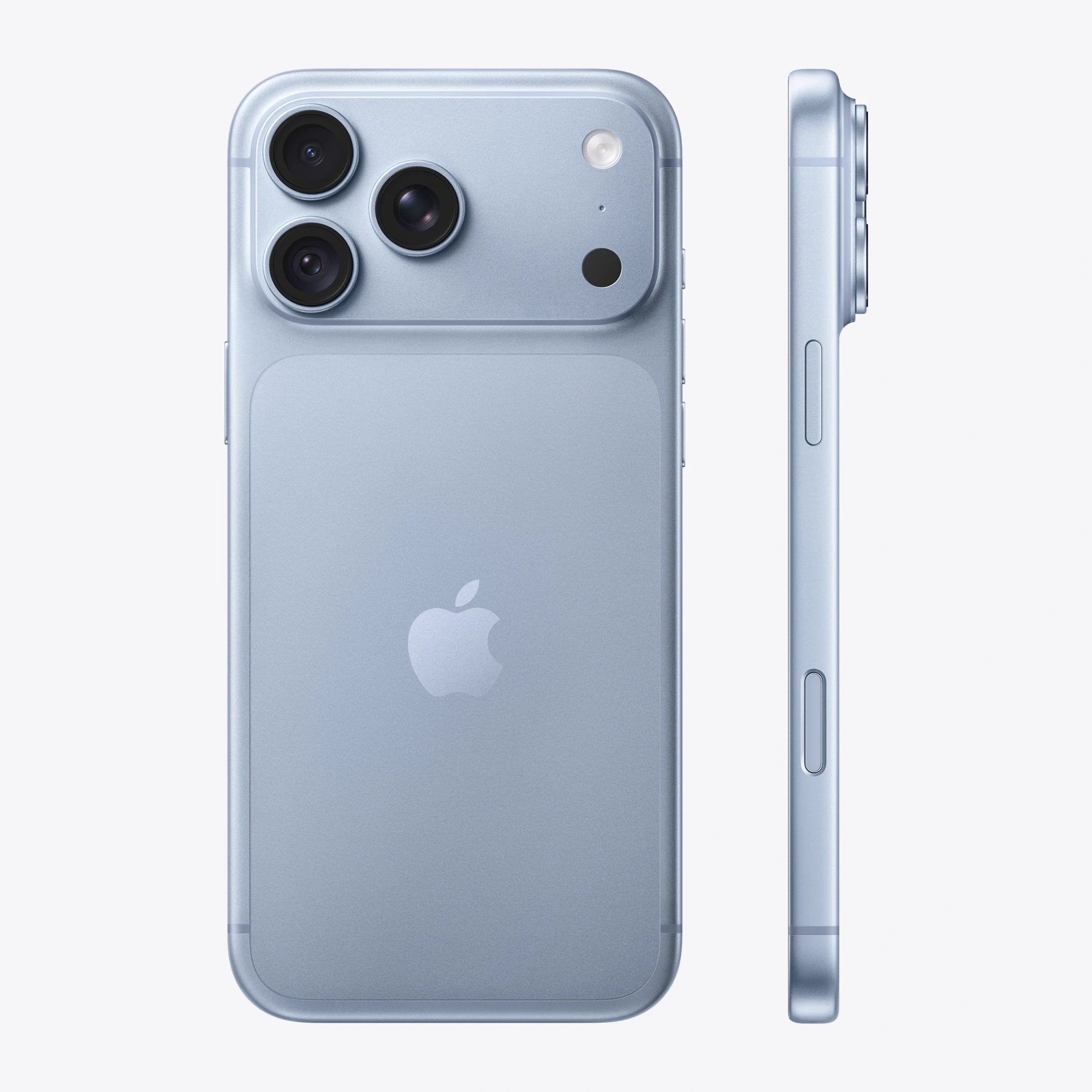 iPhone 18 Pro Max Glacial visto pela traseira e pela frente — outra vista do produto