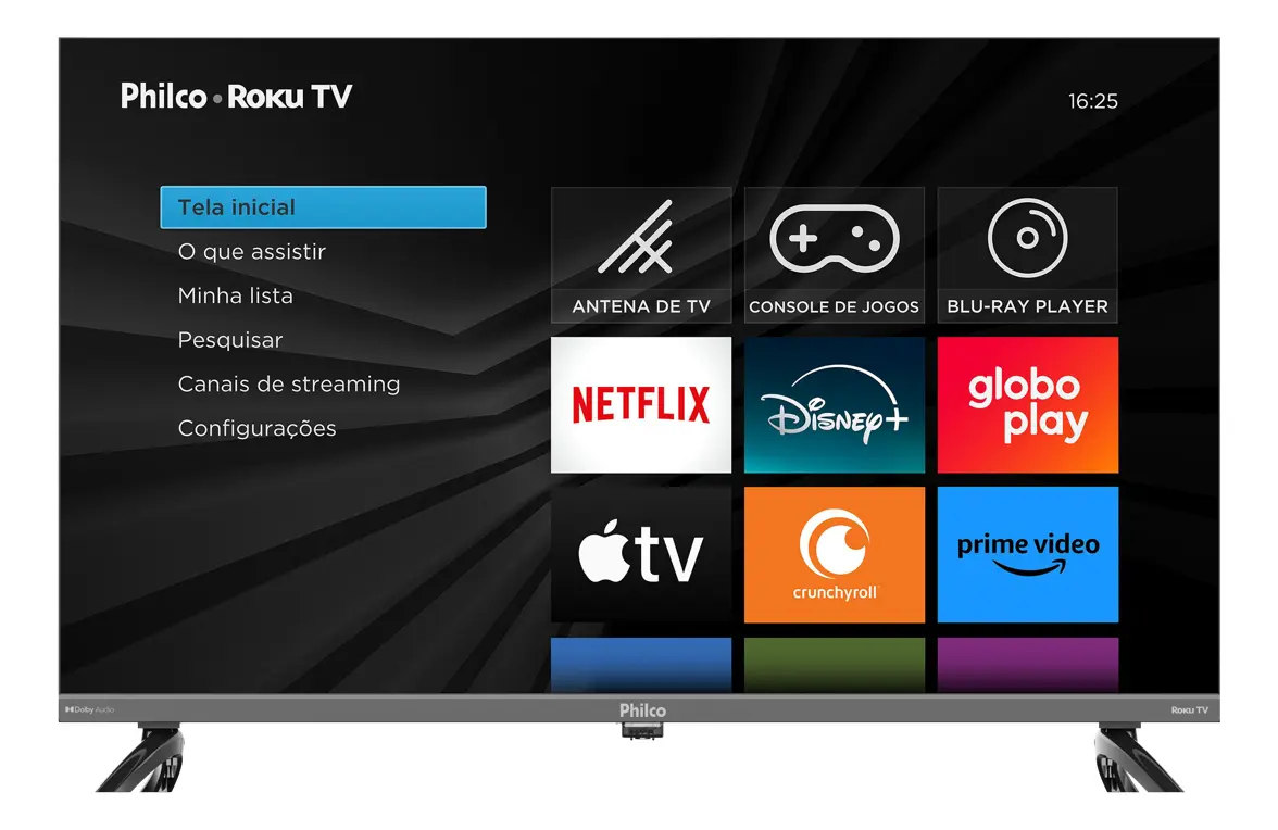Smart TV Philco P43VIK de 43 polegadas com base — outra vista do produto