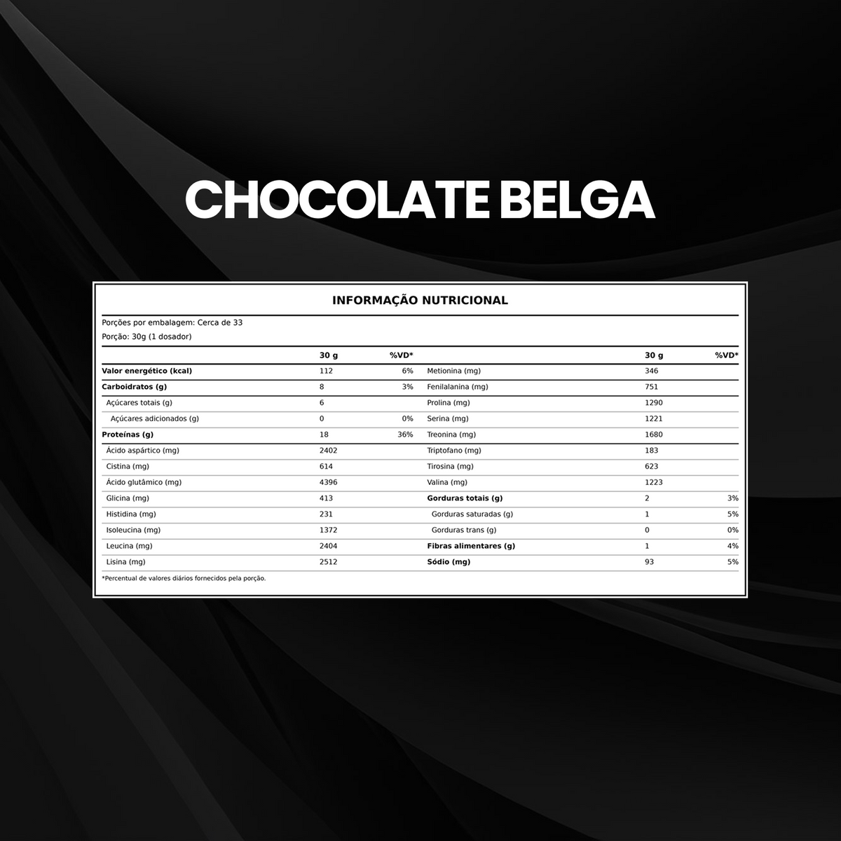 Embalagem preta e marrom de Whey Protein Concentrado Soldiers Nutrition, Chocolate Belga, 1 kg — outra vista do produto